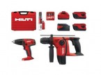 Аккумуляторный набор инструментов Hilti TE6-A36+SFC14A+аккумуляторы 36В и 14В